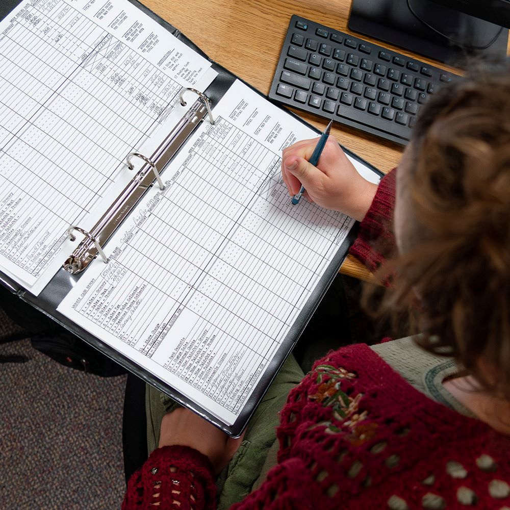 An accounting student