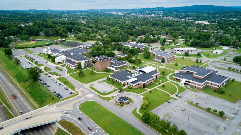 Aerial View of Walters State Community College