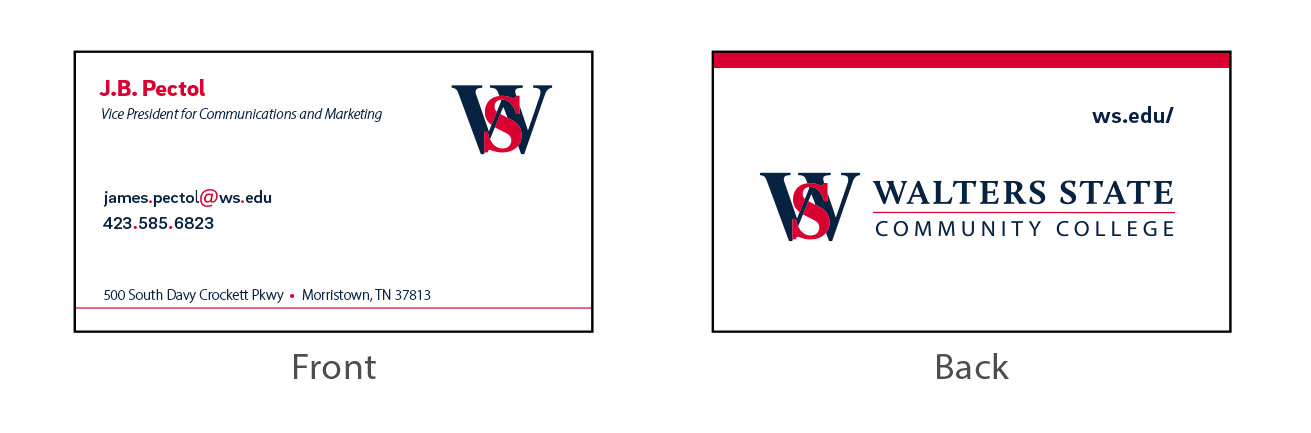 Additional stationary branding examples.