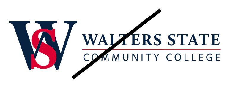 An example of the logo that has the size altered.