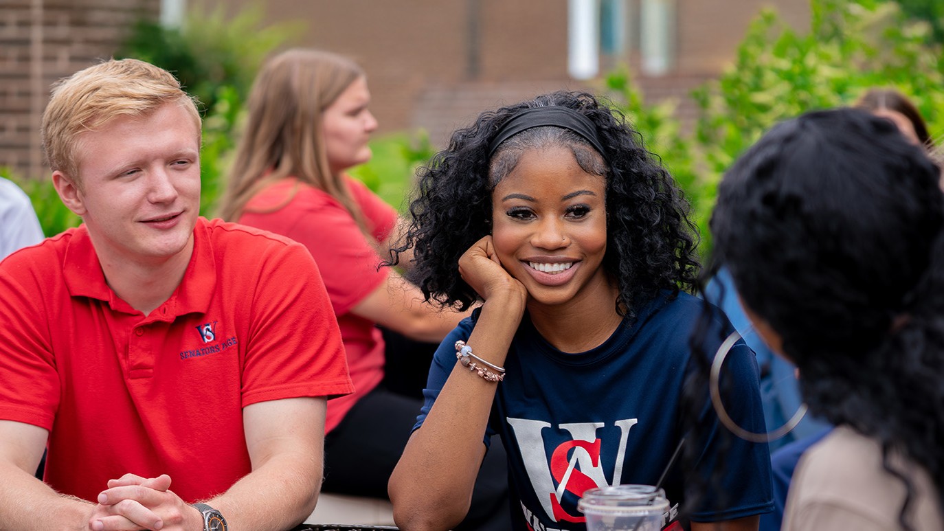 Students on the Walters State campus