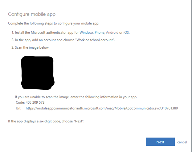 Configure the mobile app