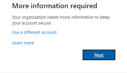 Setting up MFA instructions.