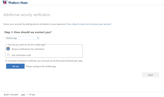 Using the mobile app - Check receive notifications
