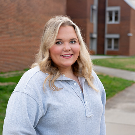 A student on the Walters State campus