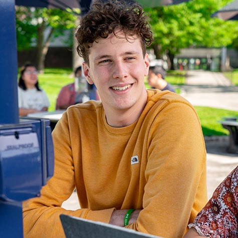 Student on Campus