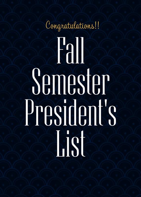 President's List
